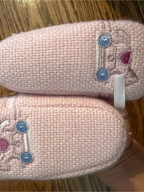 Hermes Blush Pink Knit Slip-On Ballet Flat